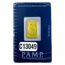 2.5g Gold Pamp Suisse Bar