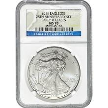 2011 American Silver Eagle NGC MS70