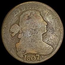 1807 Draped Bust Large Cent NICELY CIRCULATED NICELY CIRCULATED
