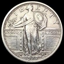 1917 Ty1 Standing Liberty Quarter CLOSELY UNCIRCULATED