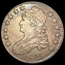 1825 Capped Bust Half Dollar CLOSELY UNCIRCULATED