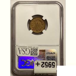 1859 Indian Head Cent NGC MS64