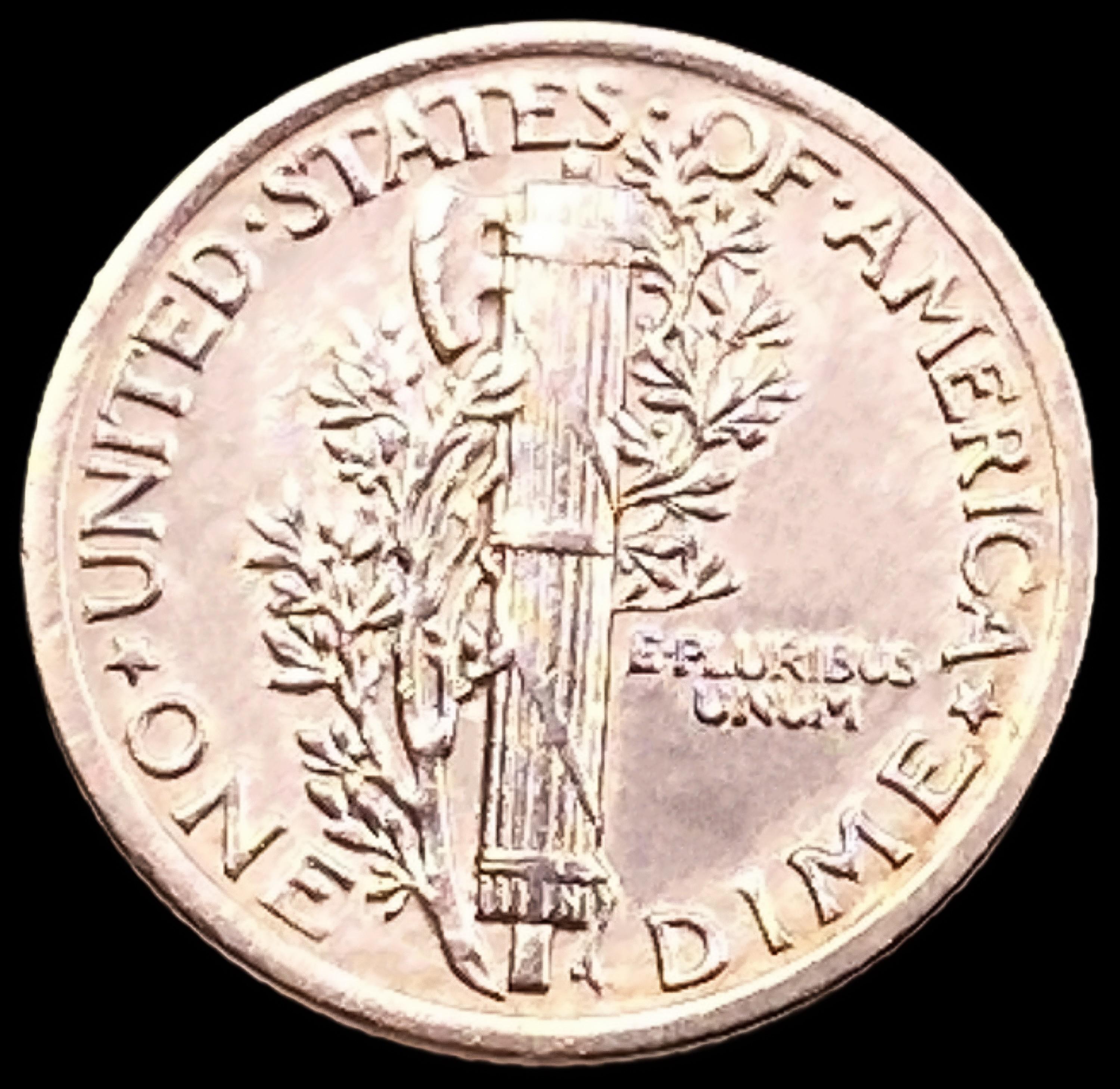 1921 Mercury Dime CHOICE AU