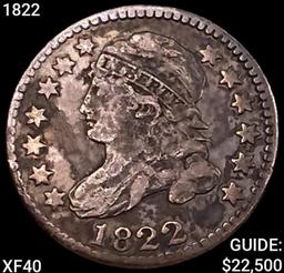 1822 Capped Bust Dime NEARLY UNCIRCULATED