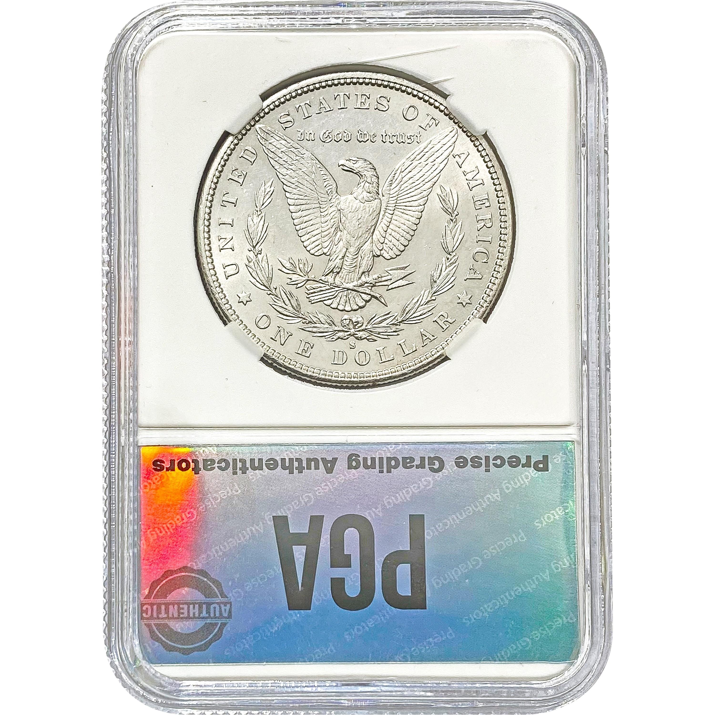 1887-S Morgan Silver Dollar PGA MS66 MS66