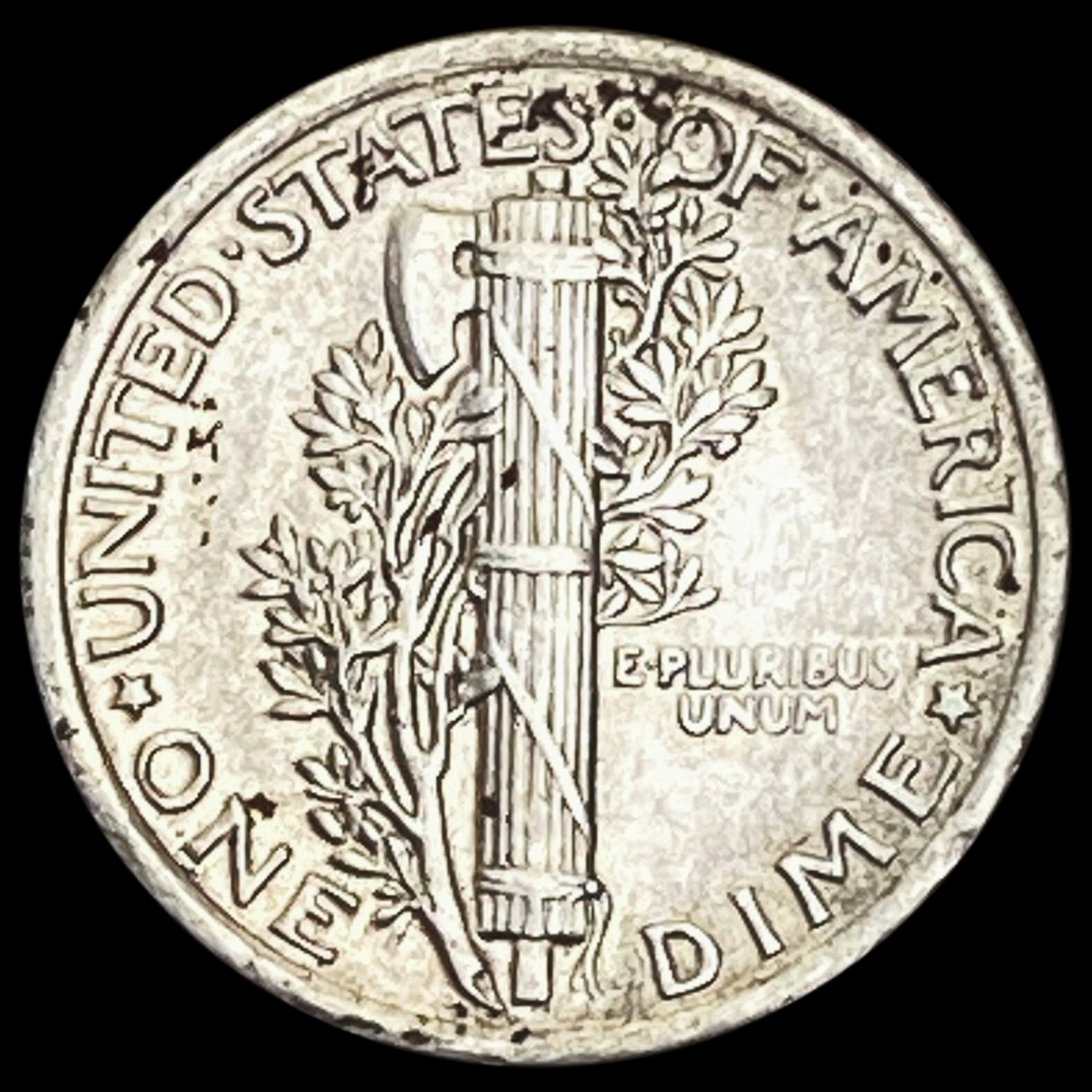 1919 Mercury Dime CHOICE AU