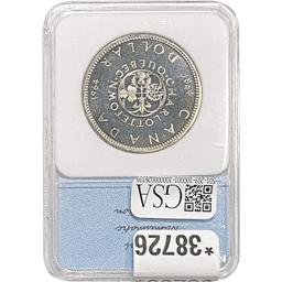 1964 SILVER CANAD $1 NNC MS69 PL