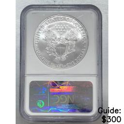 [3] 2008-2010 Silver Eagle NGC GEMUNC