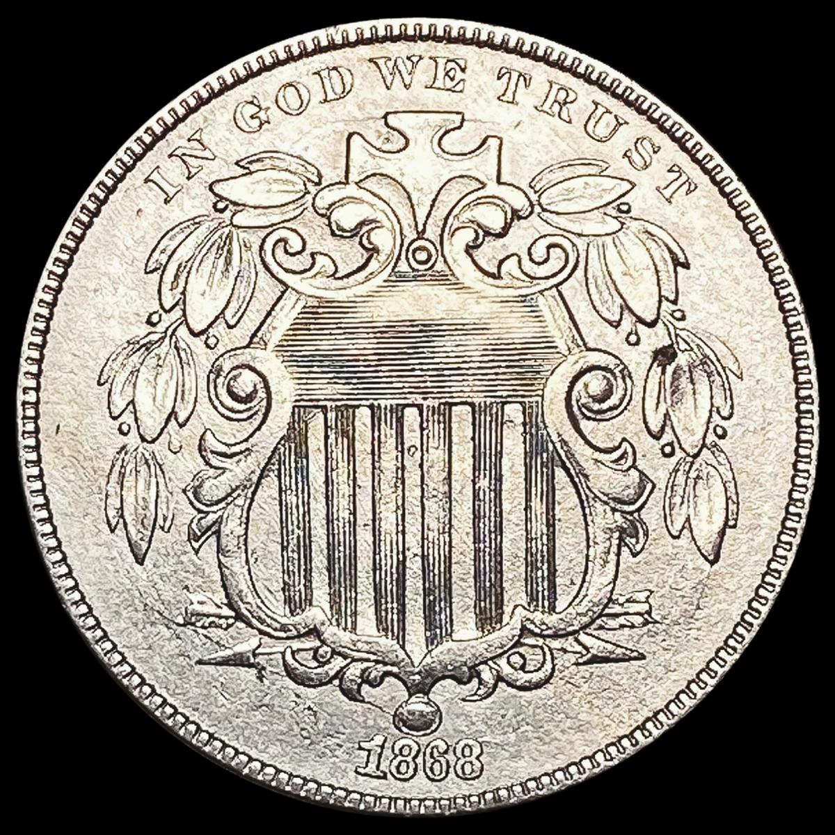 1868 Shield Nickel CLOSELY UNCIRCULATED