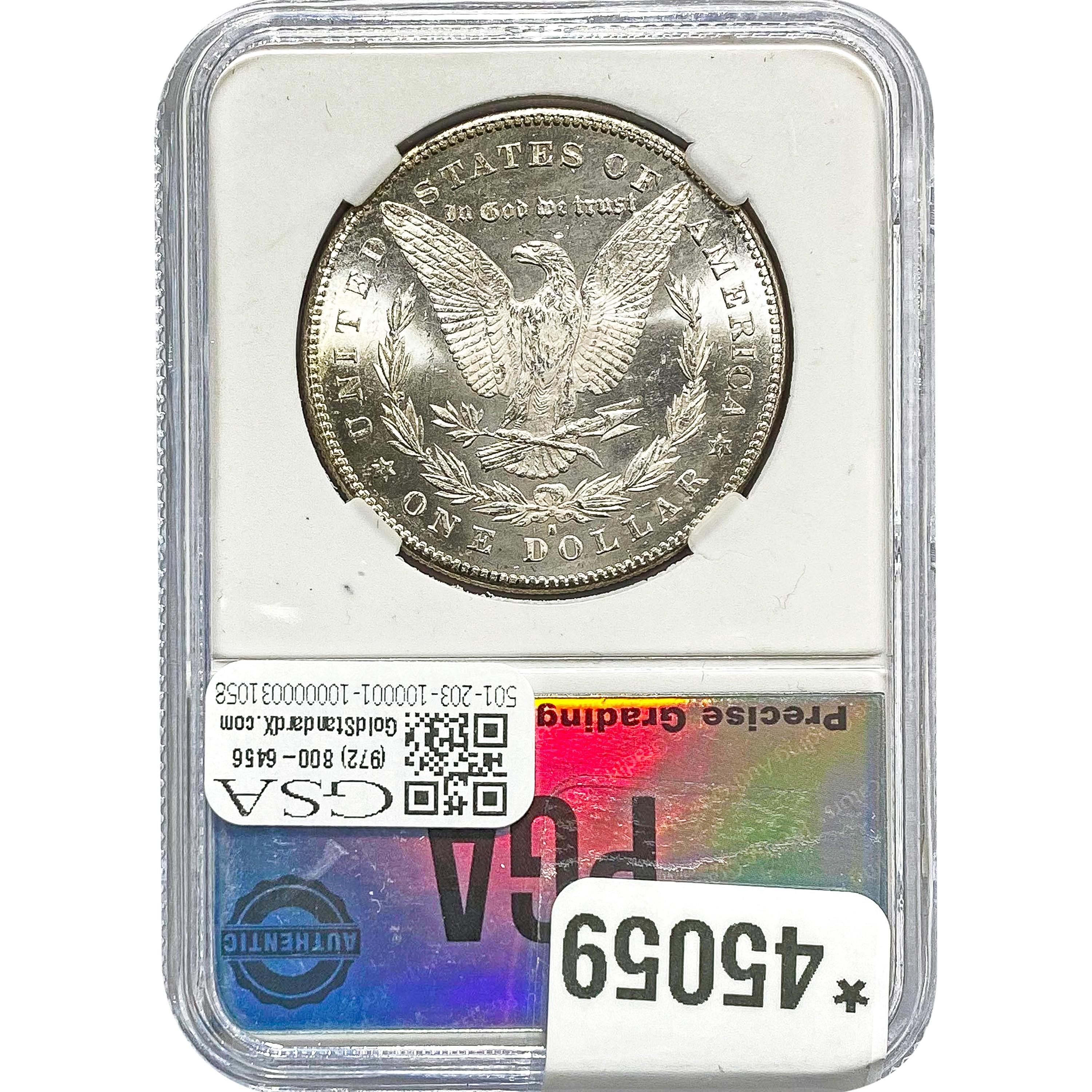 1878-S Morgan Dollar PGA MS64