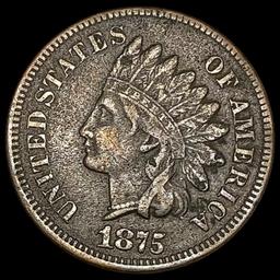 1875 Indian Head Cent LIGHTLY CIRCULATED