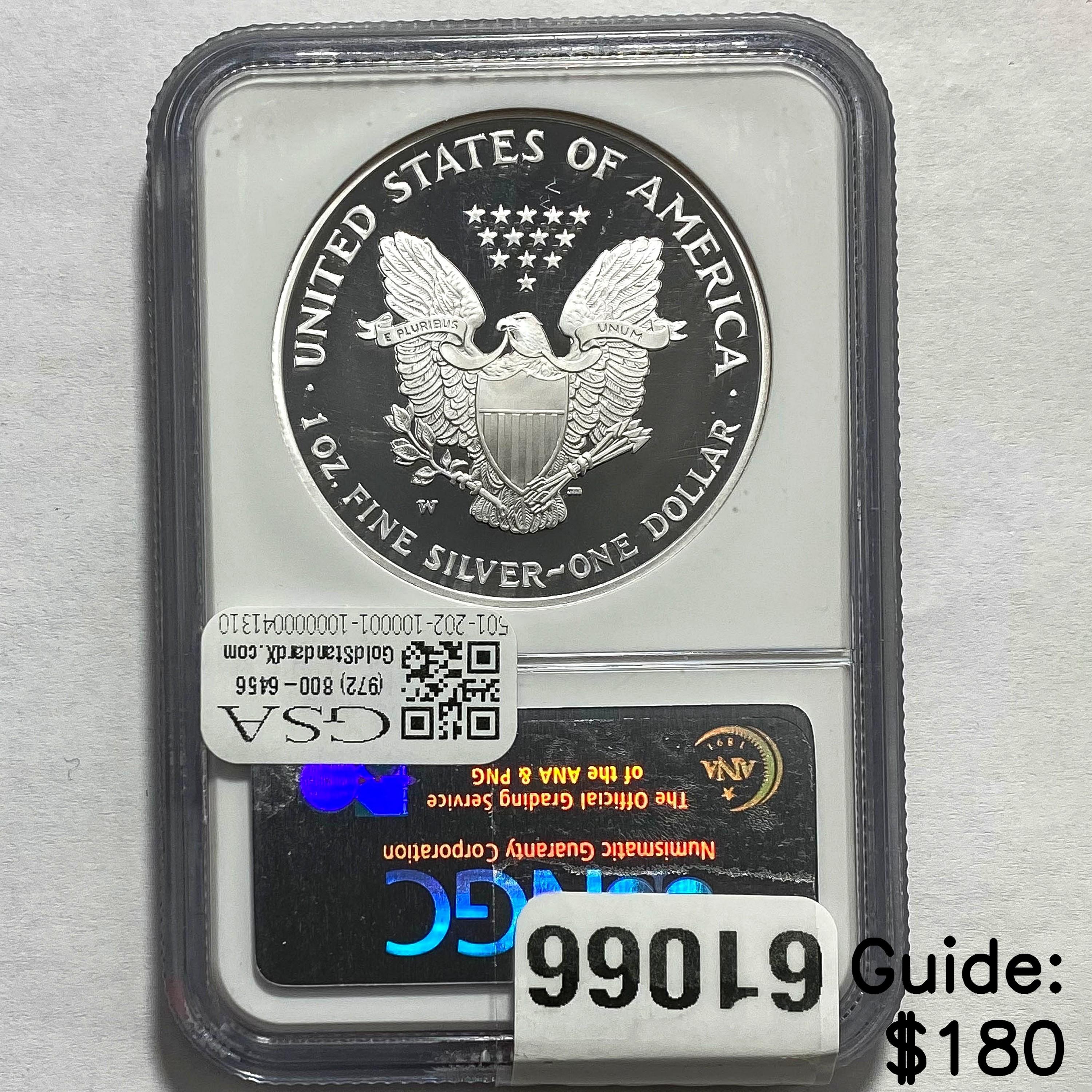 2006-W Silver Eagle NGC PF 69 Ultra Cameo