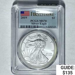 2019 Silver Eagle PCGS MS70