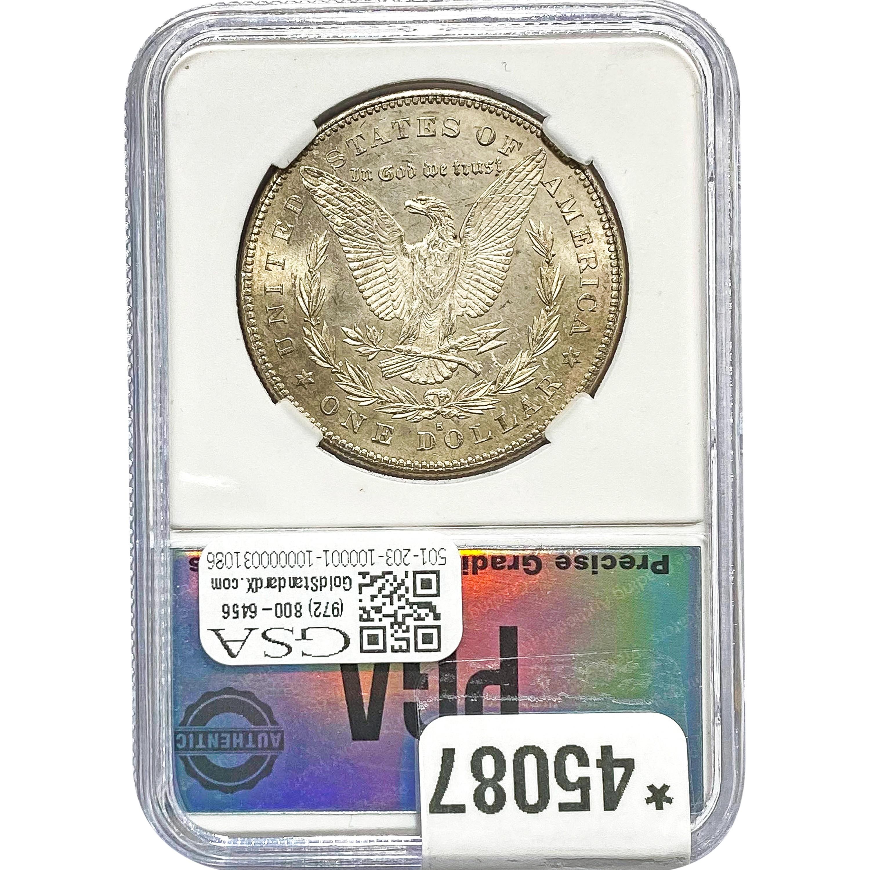1878-S Morgan Dollar PGA MS64 PL