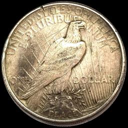 1921 Silver Peace Dollar ABOUT UNCIRCULATED