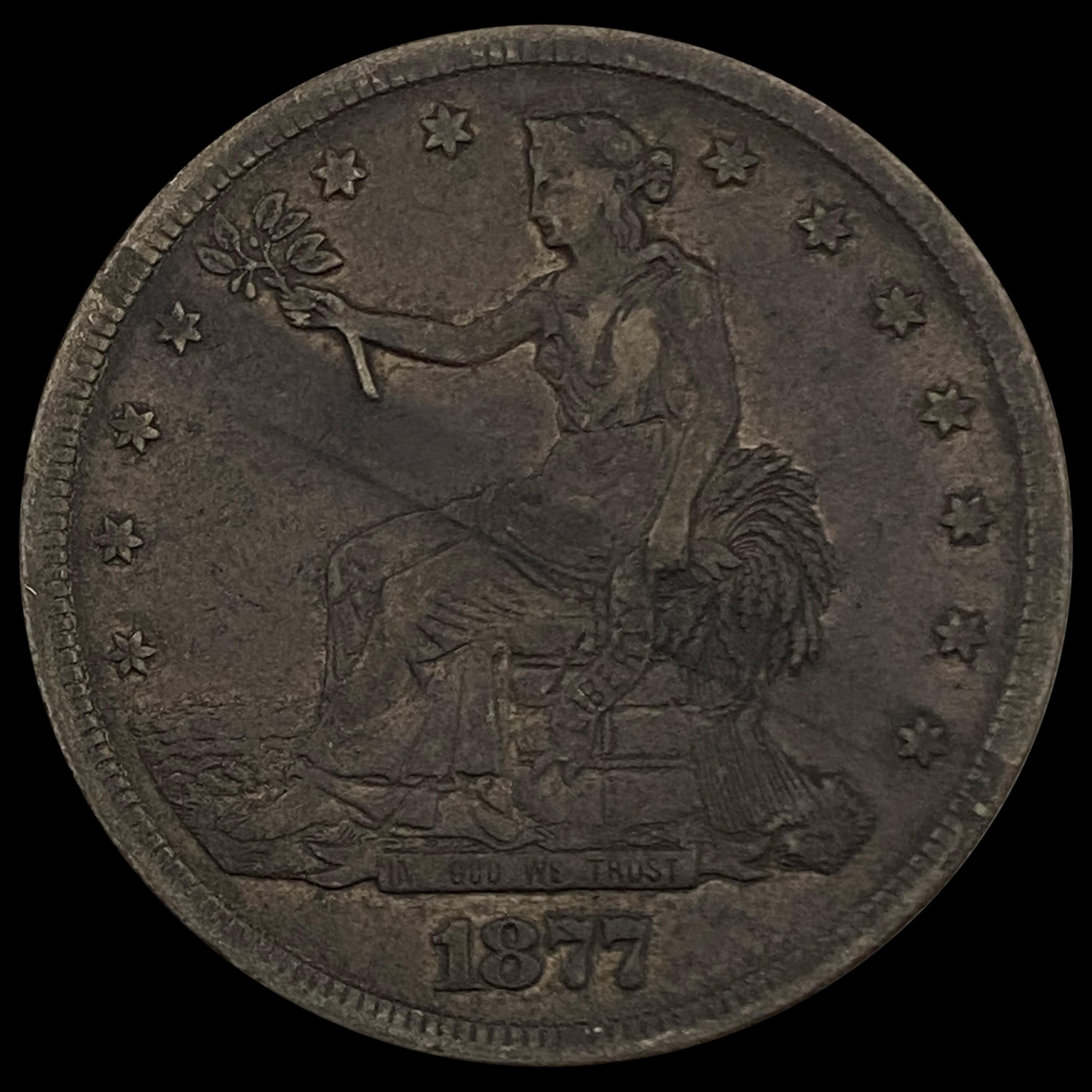 1877-S Trade Dollar NEARLY UNCIRCULATED
