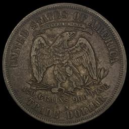 1877-S Trade Dollar NEARLY UNCIRCULATED