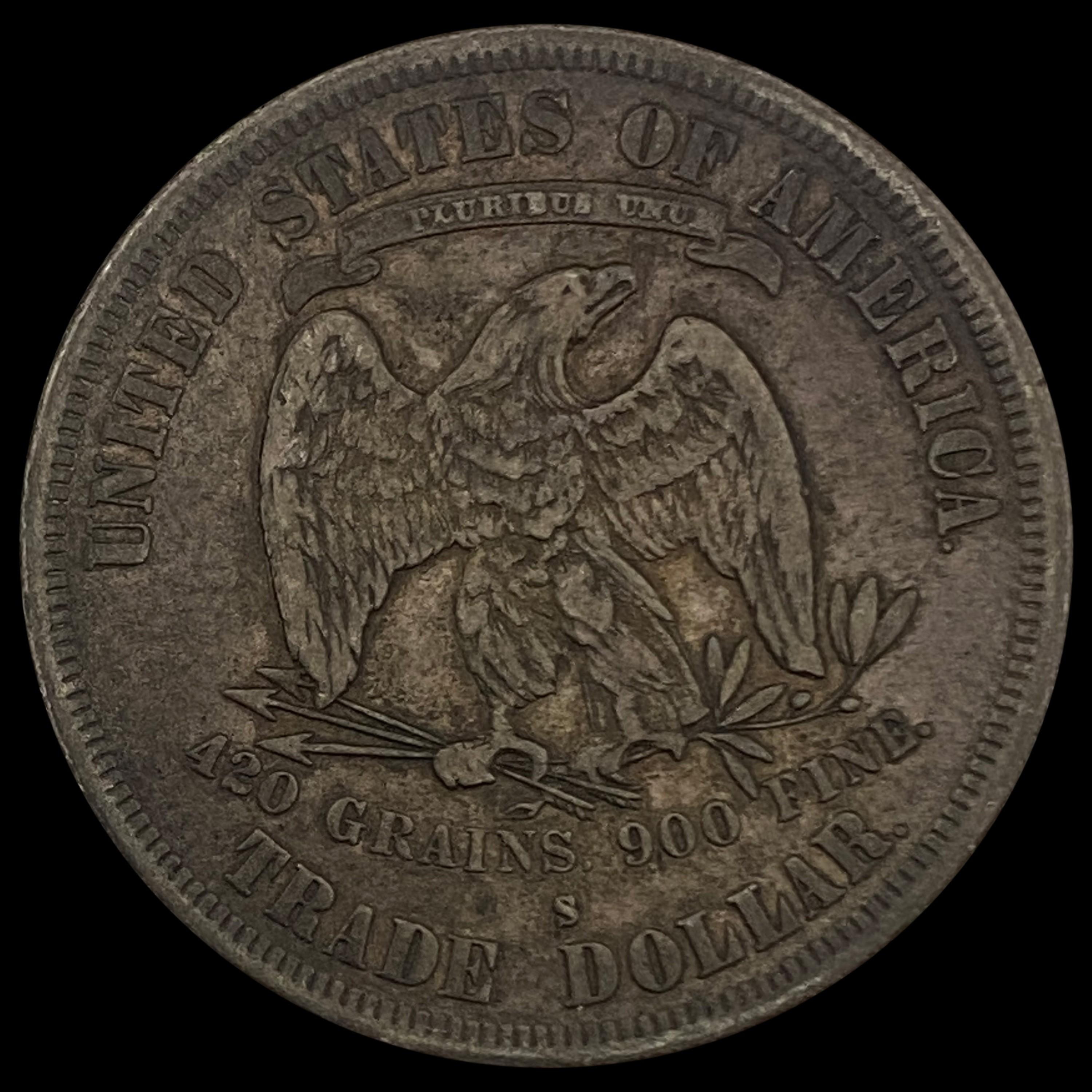 1877-S Trade Dollar NEARLY UNCIRCULATED