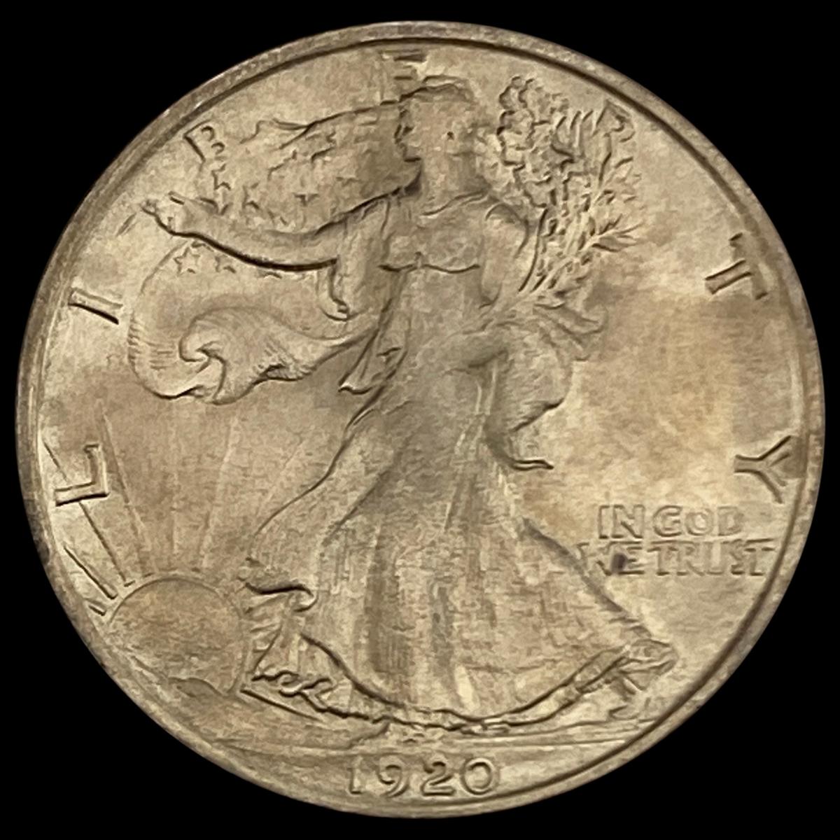 1920-S Walking Liberty Half Dollar CLOSELY UNC