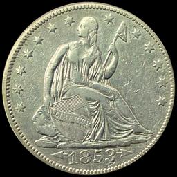 1853 Arrows and Rays Half Dollar HIGH GRADE