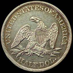 1865 Seated Liberty Half Dollar CLOSELY UNCIRCULATED