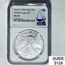 2024(W) Silver Eagle NGC MS 70