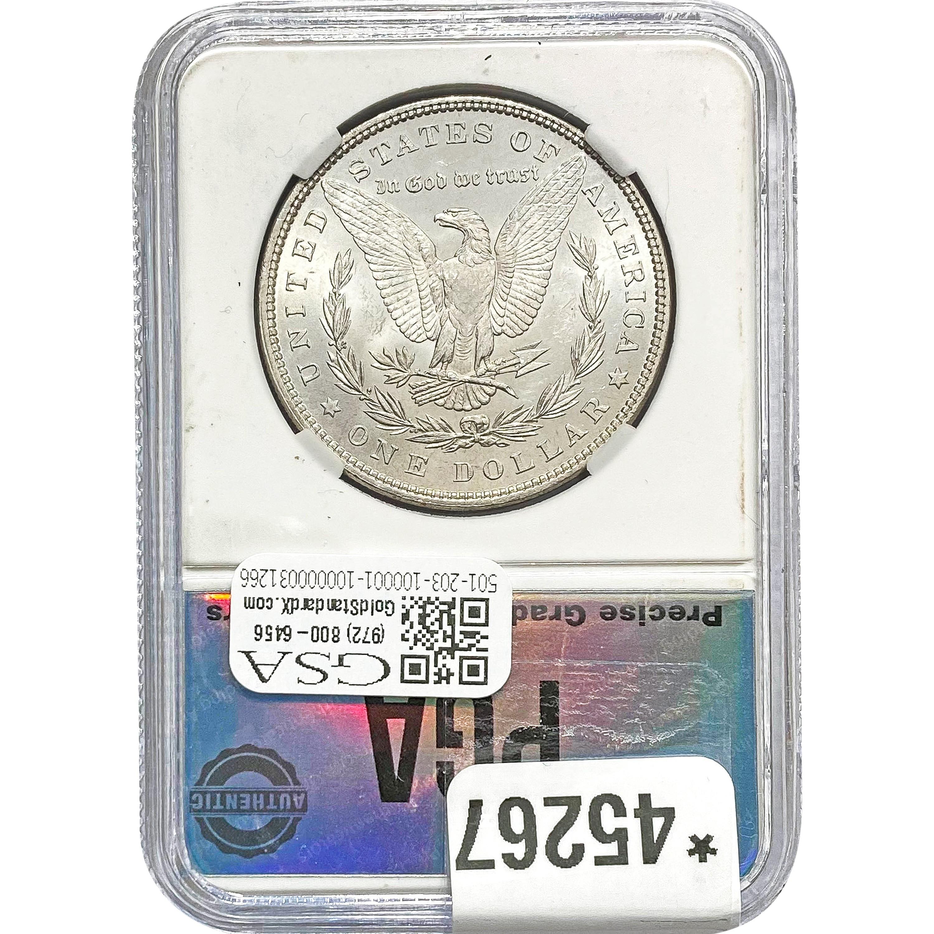 1879 Morgan Silver Dollar PGA MS65