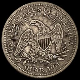 1853 Seated Liberty Quarter LIGHTLY CIRCULATED