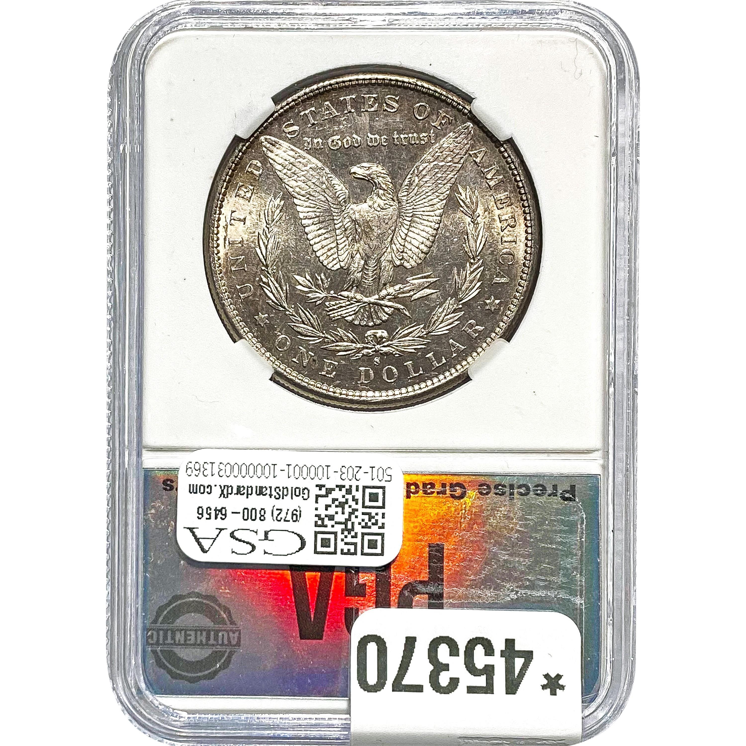 1881-S Morgan Dollar PGA MS65 PL