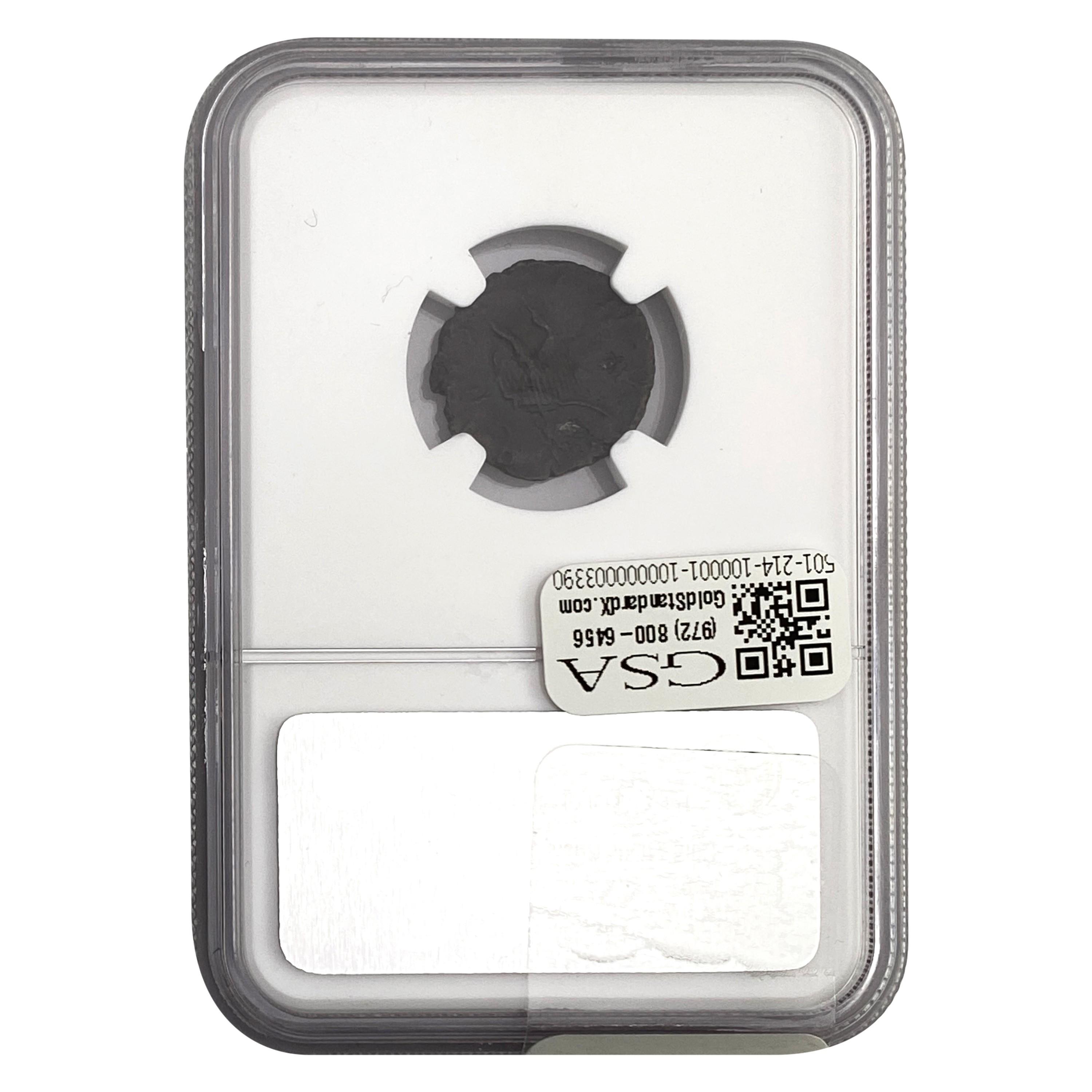 Romano Gallic Victorius, AD 269-271 BI DBL Denarius NGC AU