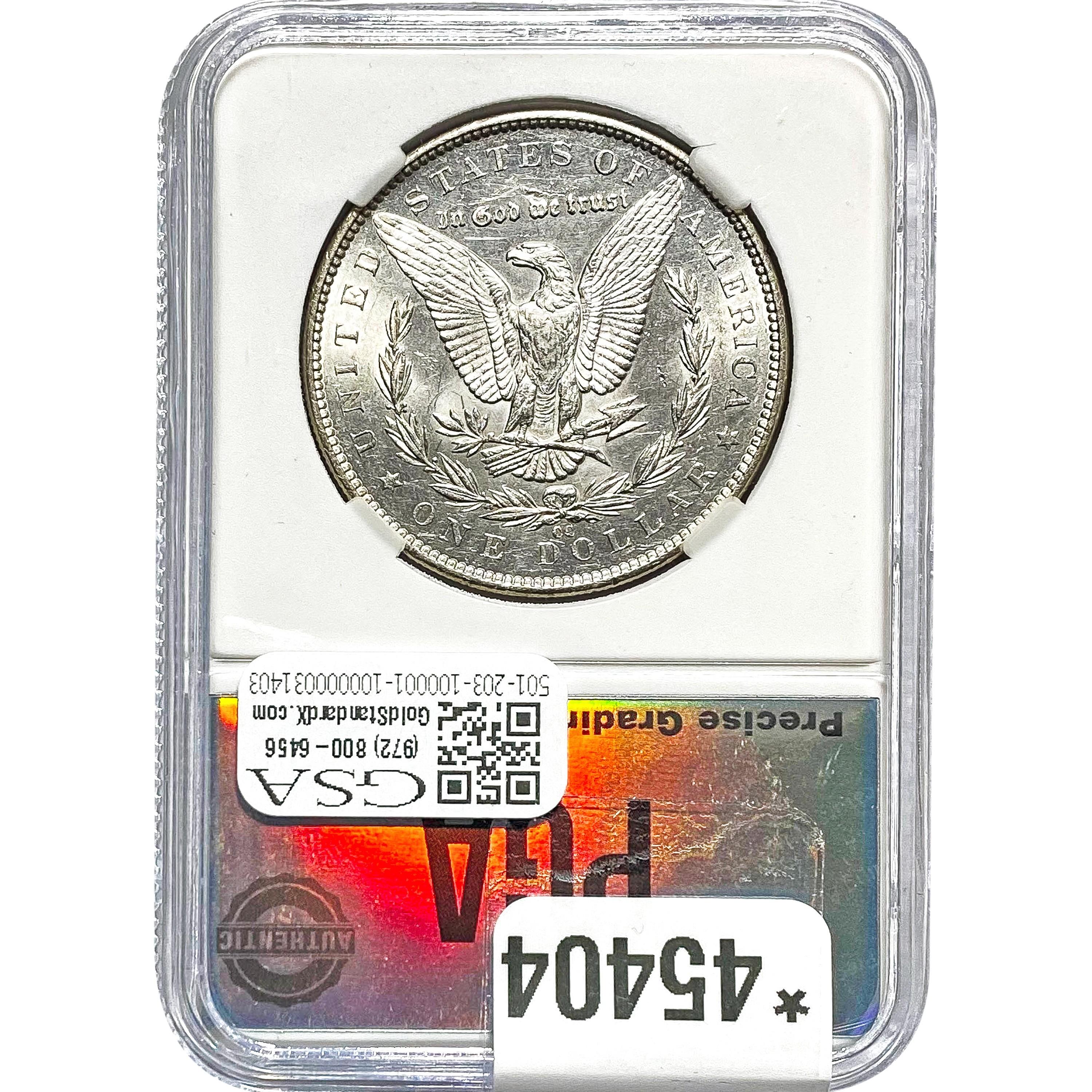 1891-CC Morgan Dollar PGA MS64 PL