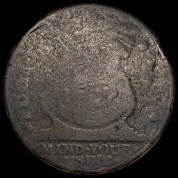1787 COPPER FUGIO CENT NICELY CIRCULATED