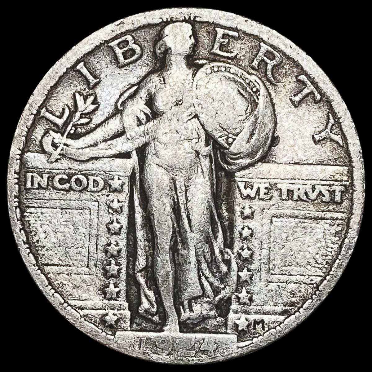 1924 Standing Liberty Quarter NICELY CIRCULATED