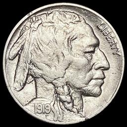 1919-D Buffalo Nickel LIGHTLY CIRCULATED