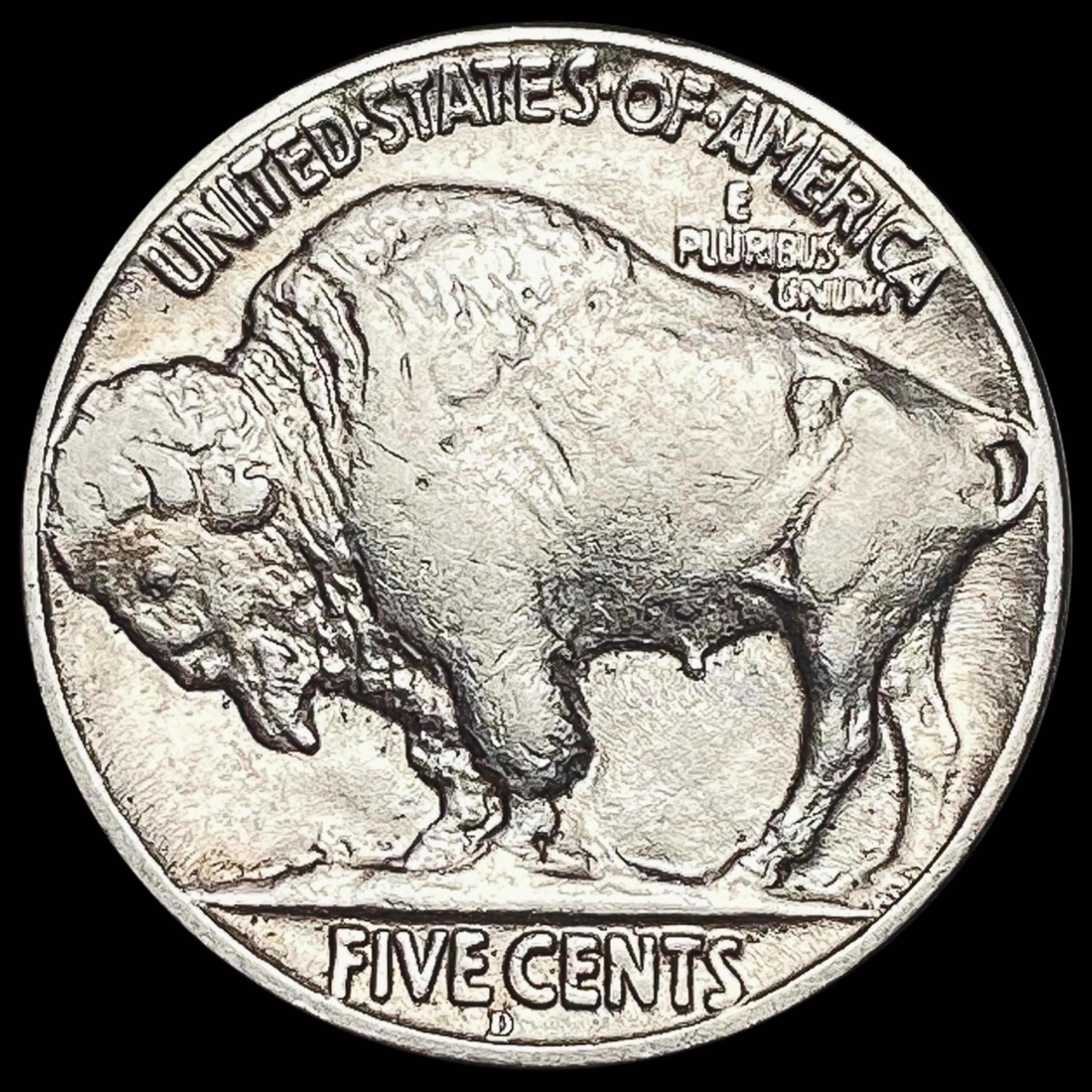 1919-D Buffalo Nickel LIGHTLY CIRCULATED