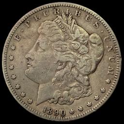 1890-CC SILVER Morgan Dollar LIGHTLY CIRCULATED