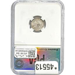 1834 Capped Bust Half Dime PGA MS65