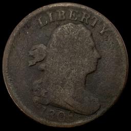 1808 Draped Bust Half Cent LIGHTLY CIRC