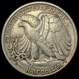1938-D SILVER Walking Liberty Half Dollar LIGHTLY CIRCULATED