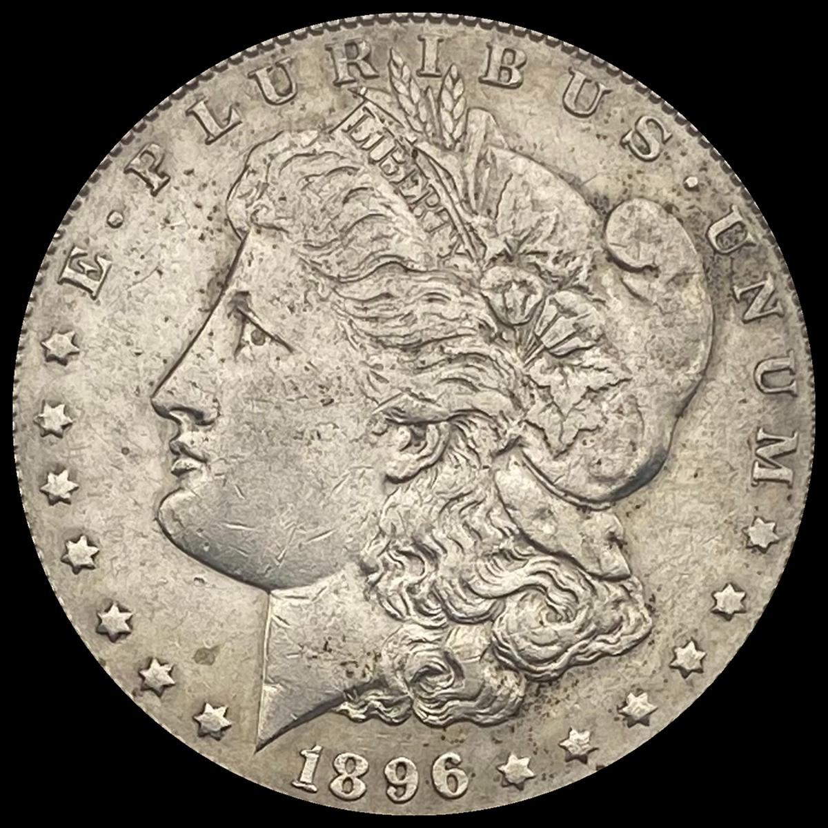 1896-O Morgan Silver Dollar CLOSELY UNC