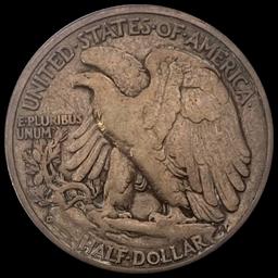 1938-D Walking Liberty Half Dollar LIGHTLY CIRCULATED