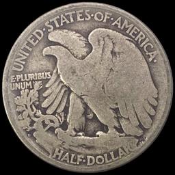 1919-D Walking Liberty Half Dollar LIGHTLY CIRCULATED