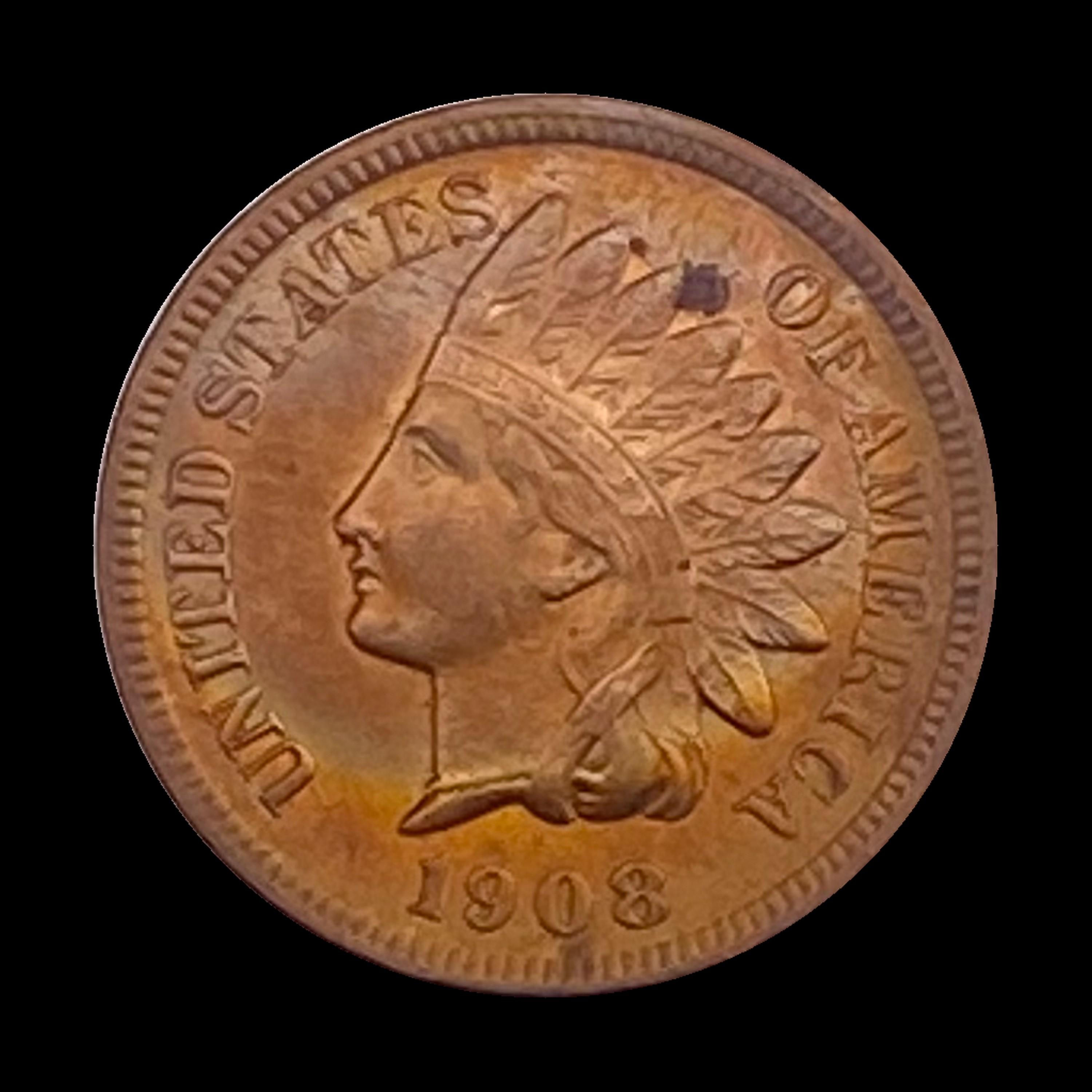 1908-S Indian Head Cent UNCIRCULATED