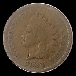 1864 Indian Head Cent LIGHTLY CIRCULATED