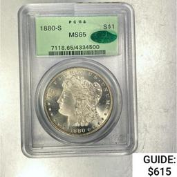 1880-S Morgan Dollar PCGS MS65 SILVER