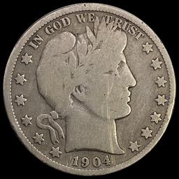 1904-S Barber Half Dollar LIGHTLY CIRCULATED