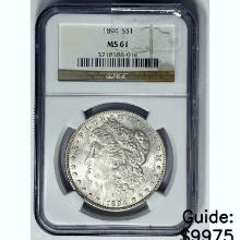 1894 Morgan Silver Dollar NGC MS61