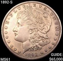 1892-S Morgan Silver Dollar