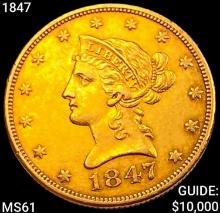 1847 $10 Gold Eagle
