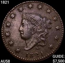 1821 Coronet Head Large Cent